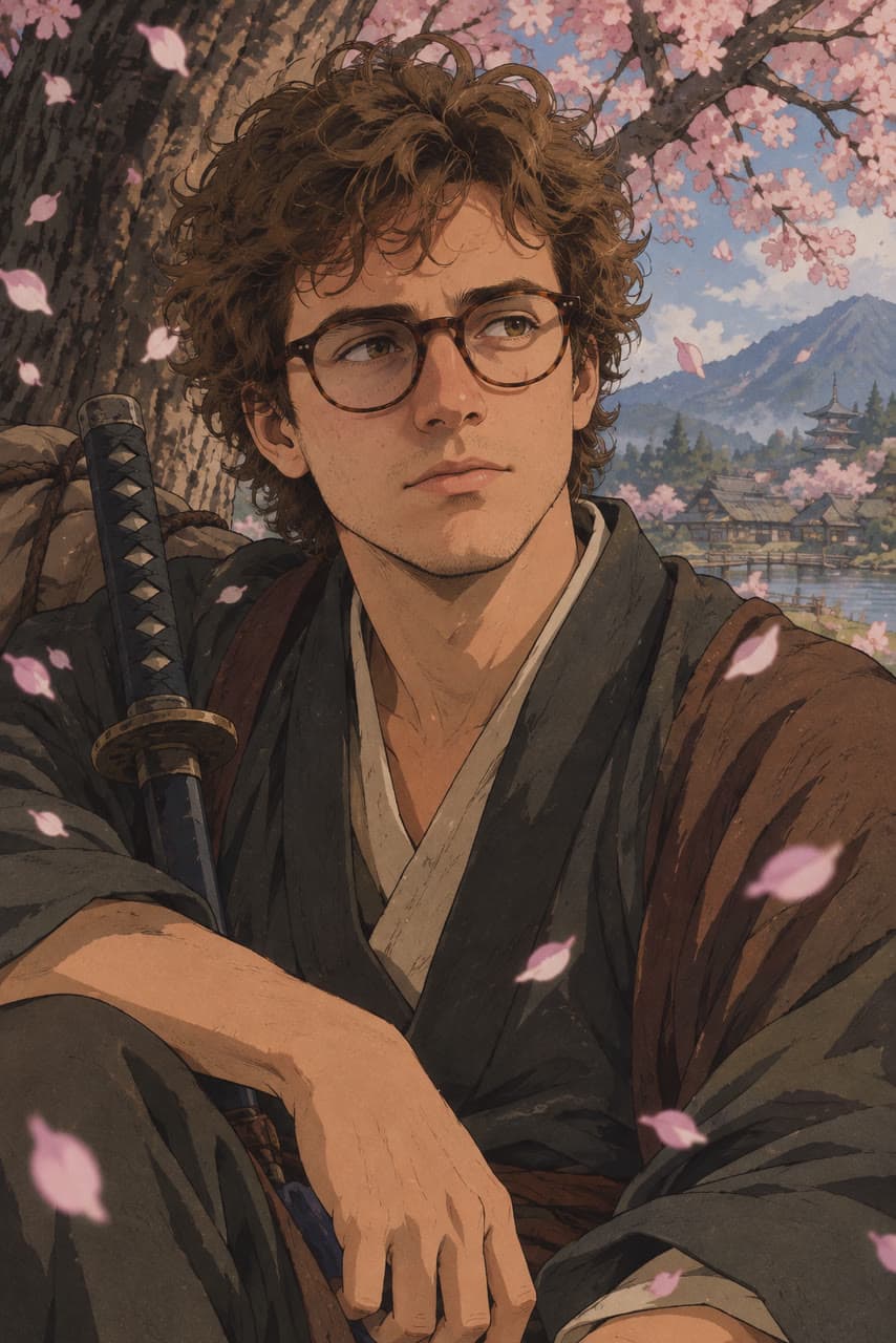 Tomas, a swordsman under the cherry tree, a real run on Leap