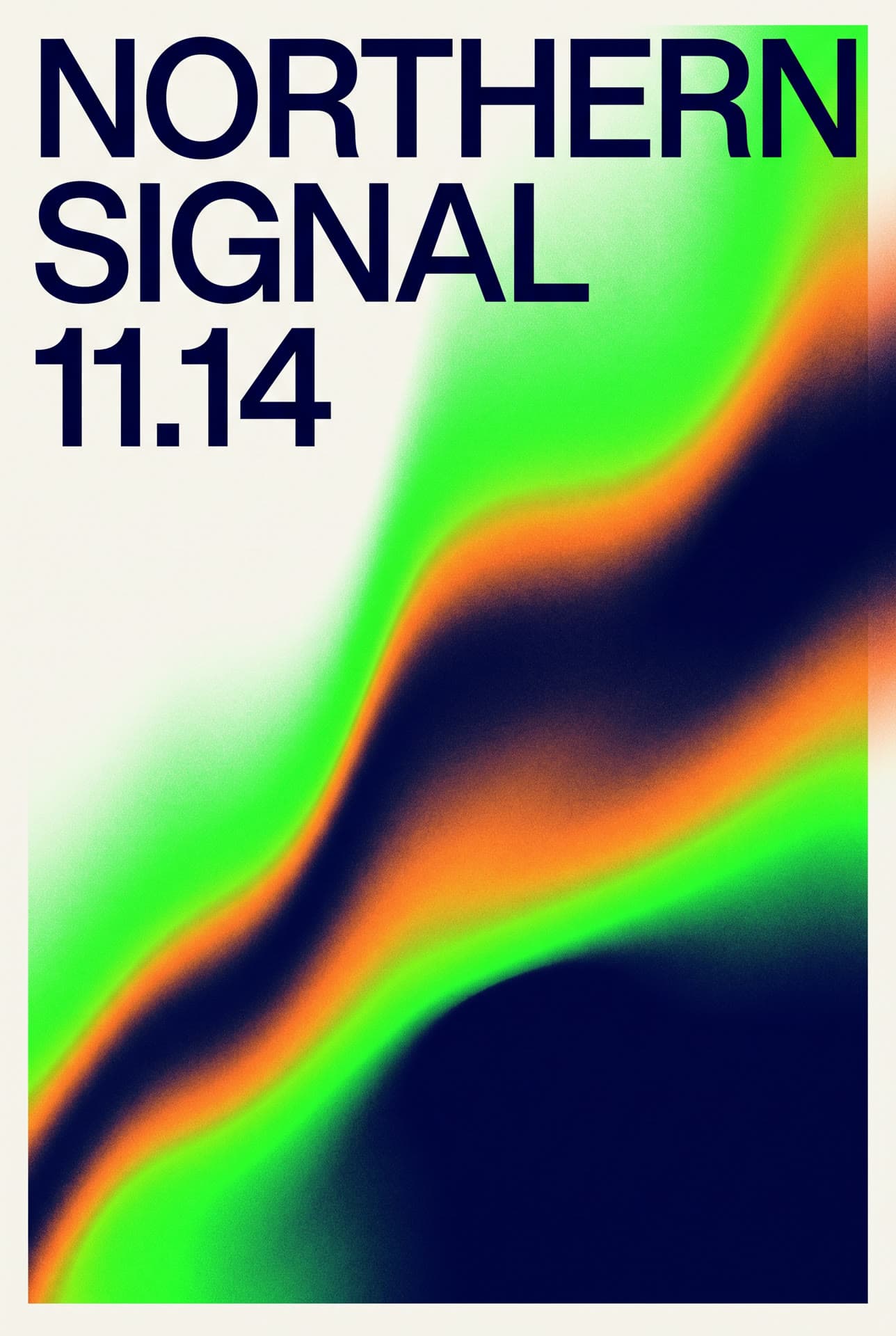 Festival poster, generated on Leap