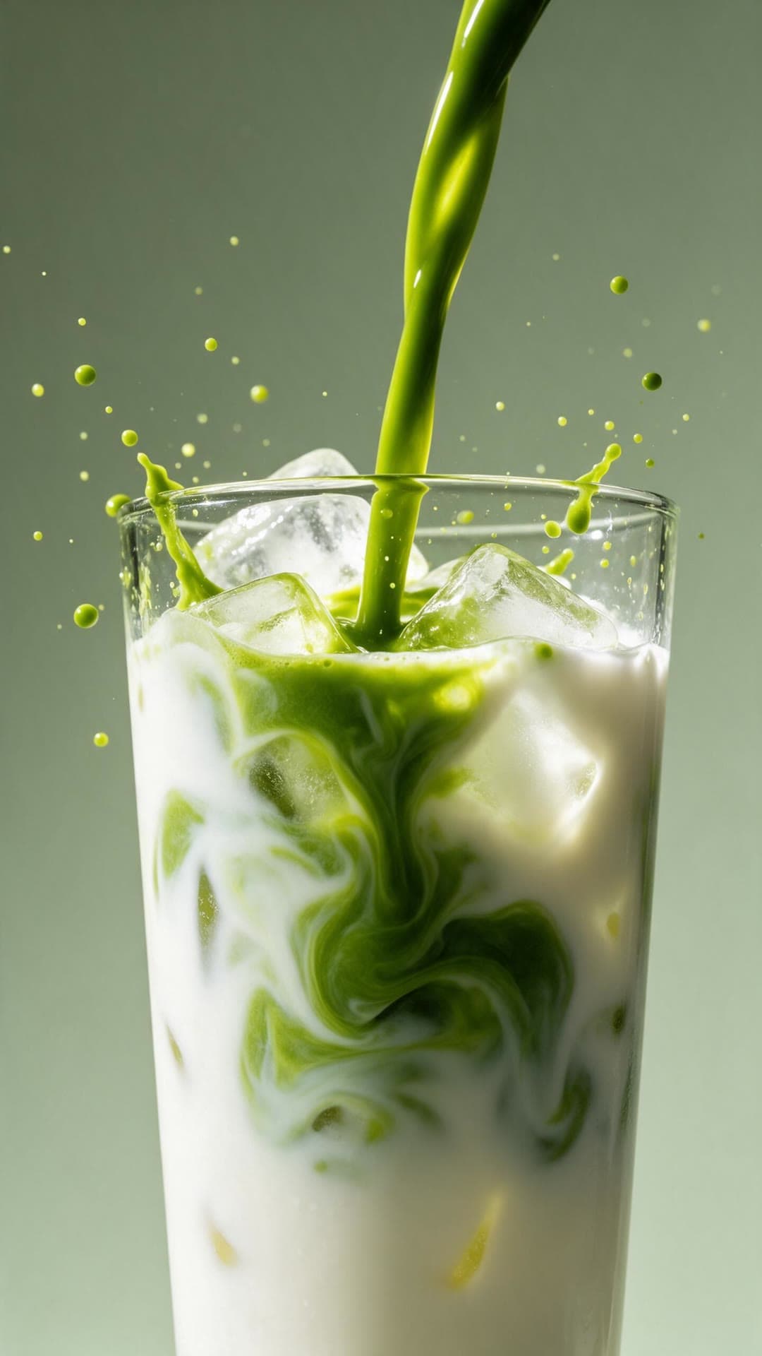 Matcha pour, the generated first frame