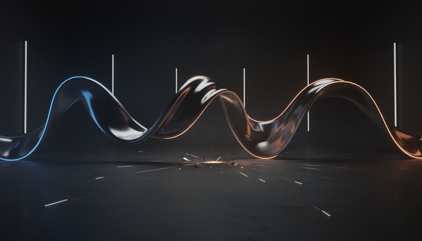 Chrome ribbon, the generated first frame