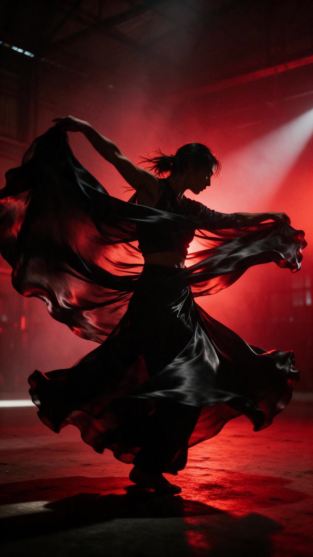 Red haze dancer, made on Leap