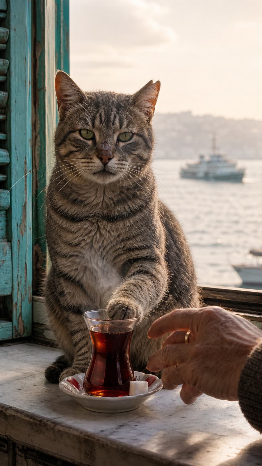 The first frame of Çay
