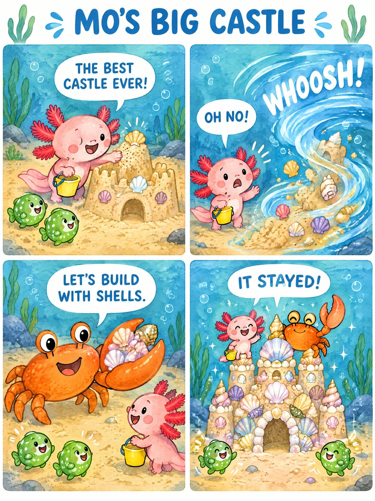 For kids: Mo's Big Castle, made on Leap
