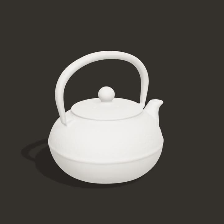 A cast-iron teapot, from one photo to a mesh, a real run on Leap