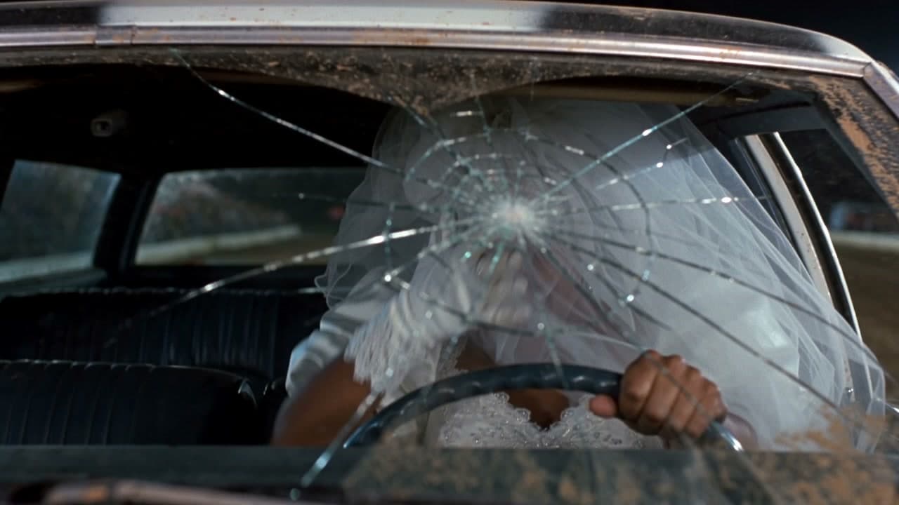 A bride at the demolition derby, made on Leap