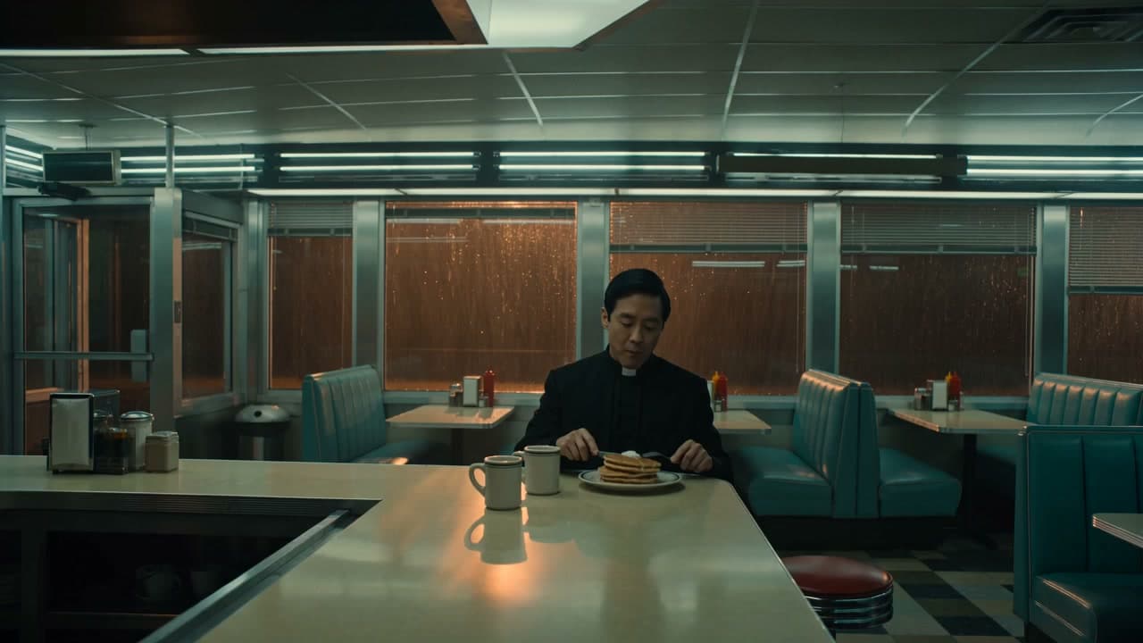 3 a.m. at the diner, and the priest keeps eating, made on Leap