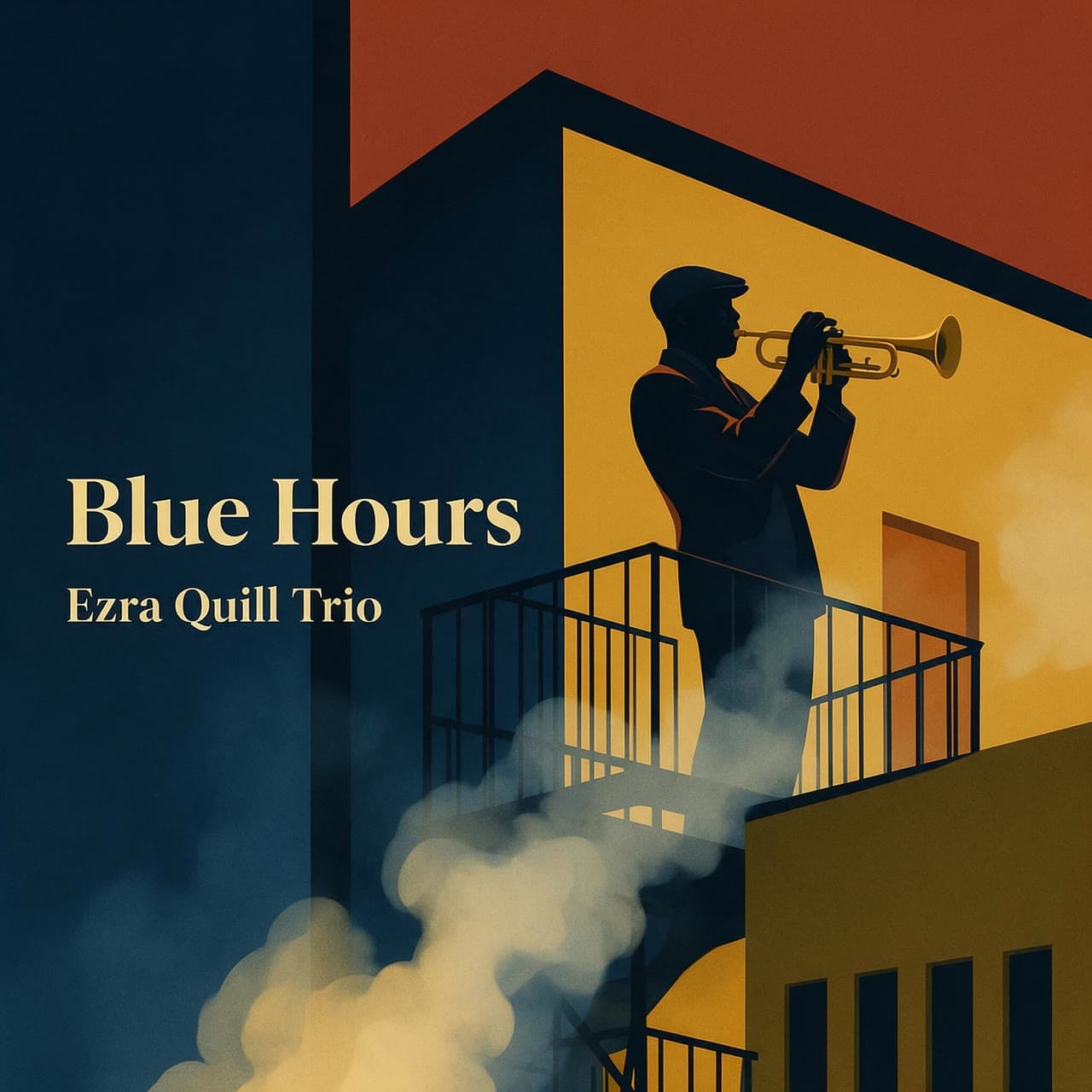 Blue Hours by Ezra Quill Trio, jazz, a real run on Leap
