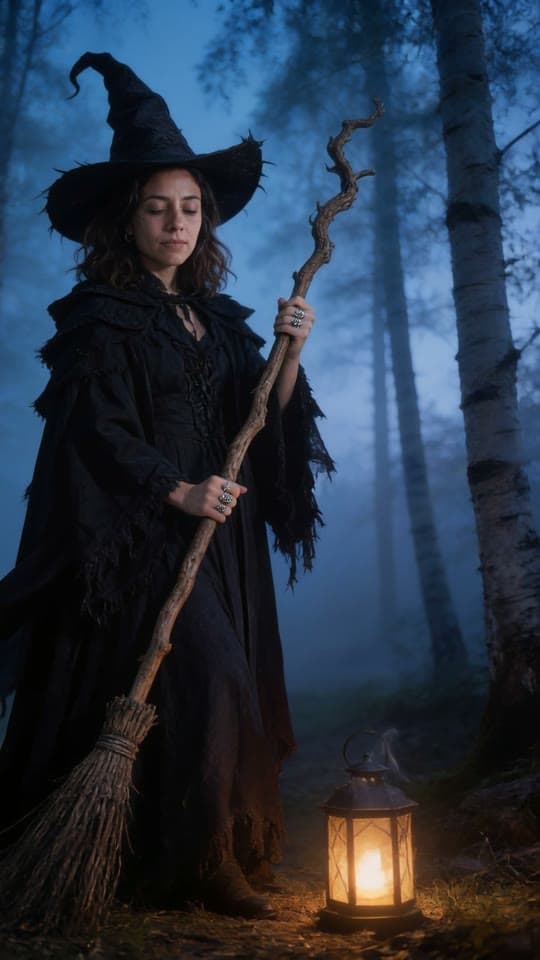 The witch, alive, a real run on Leap