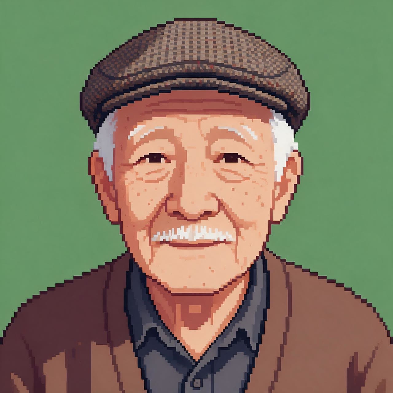 Wei, pixel art, a real run on Leap