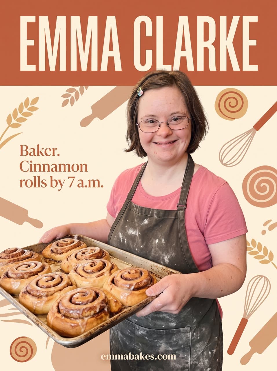 Emma Clarke, as a cover star, a real run on Leap