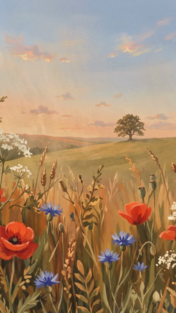 A wildflower meadow, Dreamy push, a real run on Leap
