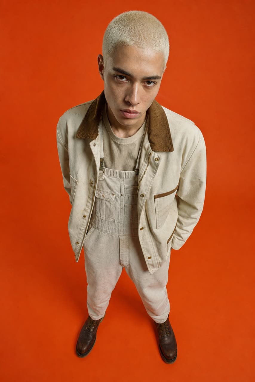 Workwear on orange, a real run on Leap