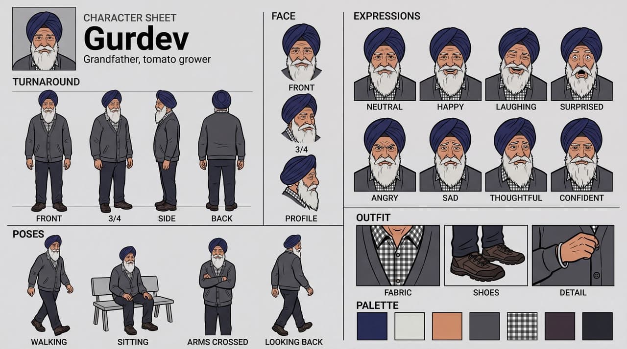 Gurdev, a comic sheet, a real run on Leap