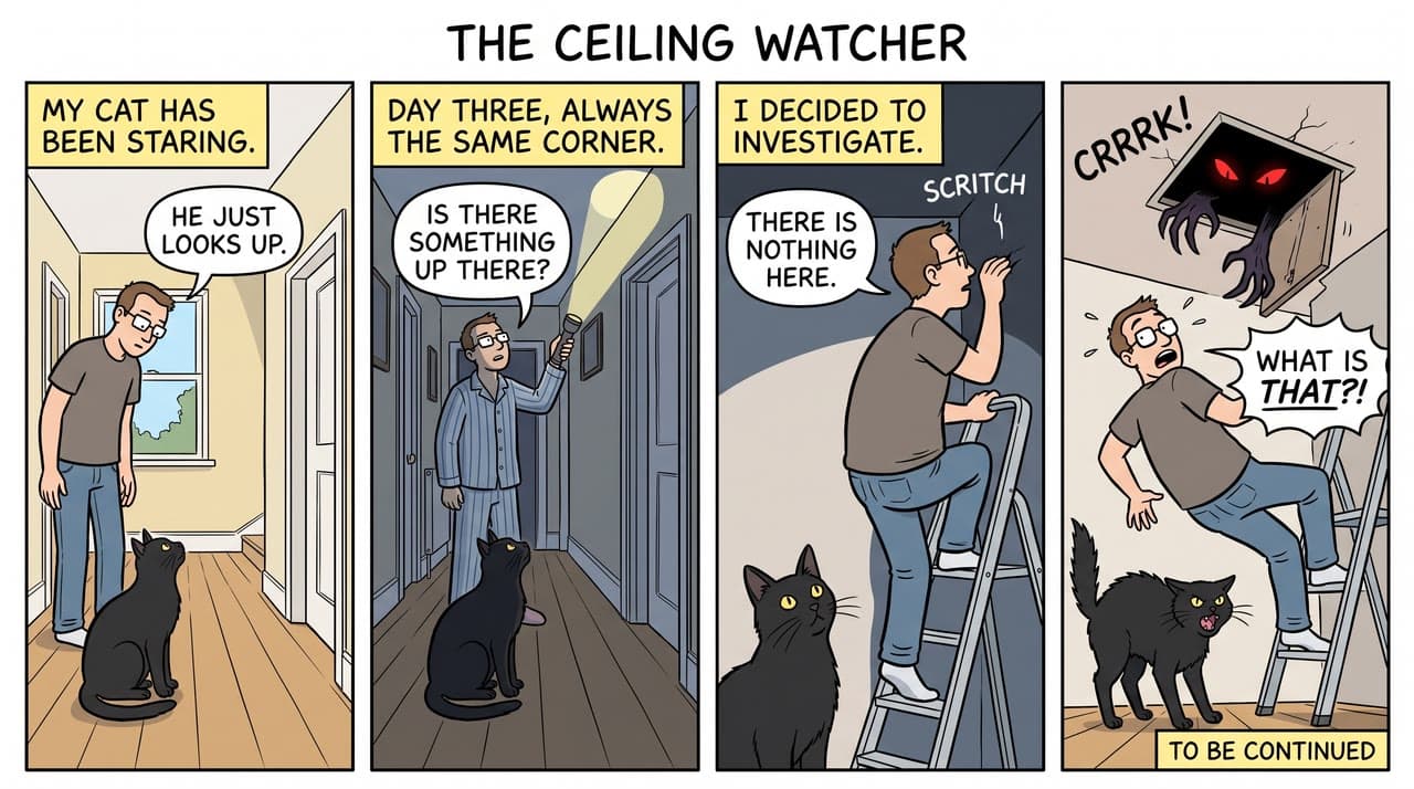 The Ceiling Watcher, a real run on Leap