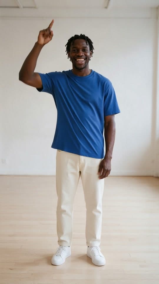 Disco in an empty studio, a real run on Leap
