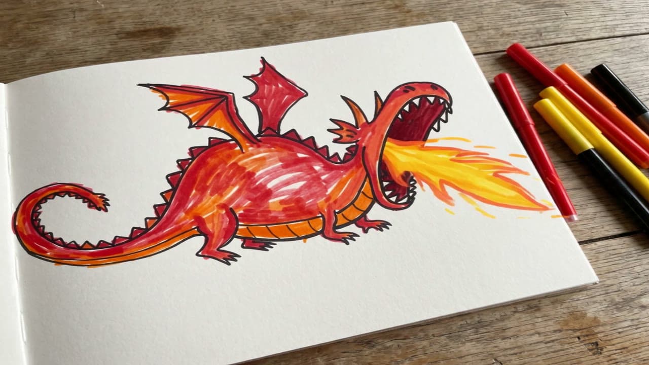 The dragon roars, and out comes a puff, a real run on Leap