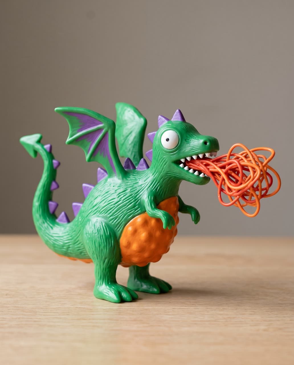 The marker dragon in soft vinyl, a real run on Leap