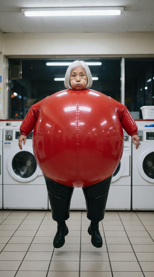 Lift-off in a 24-hour laundromat, a real run on Leap