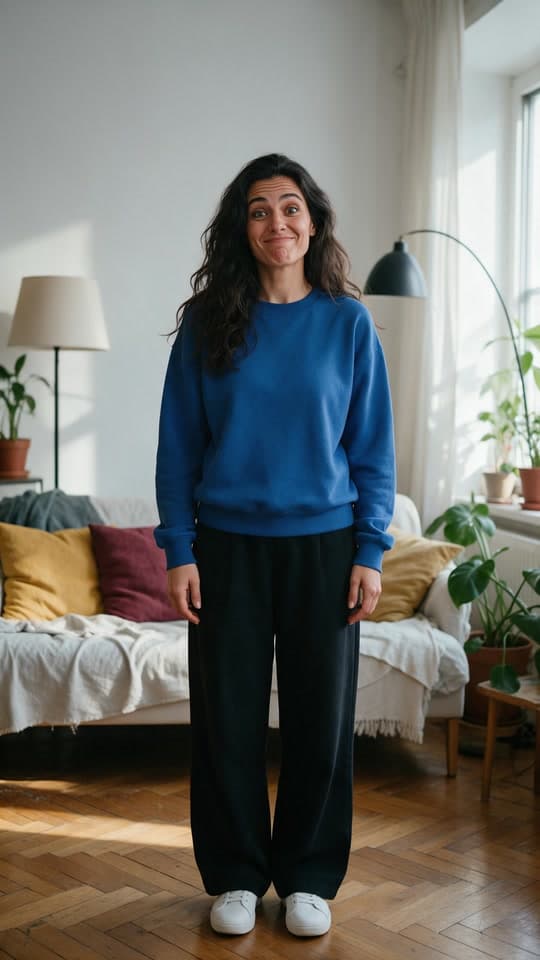 The photo one sneeze, and the living room goes flying started from