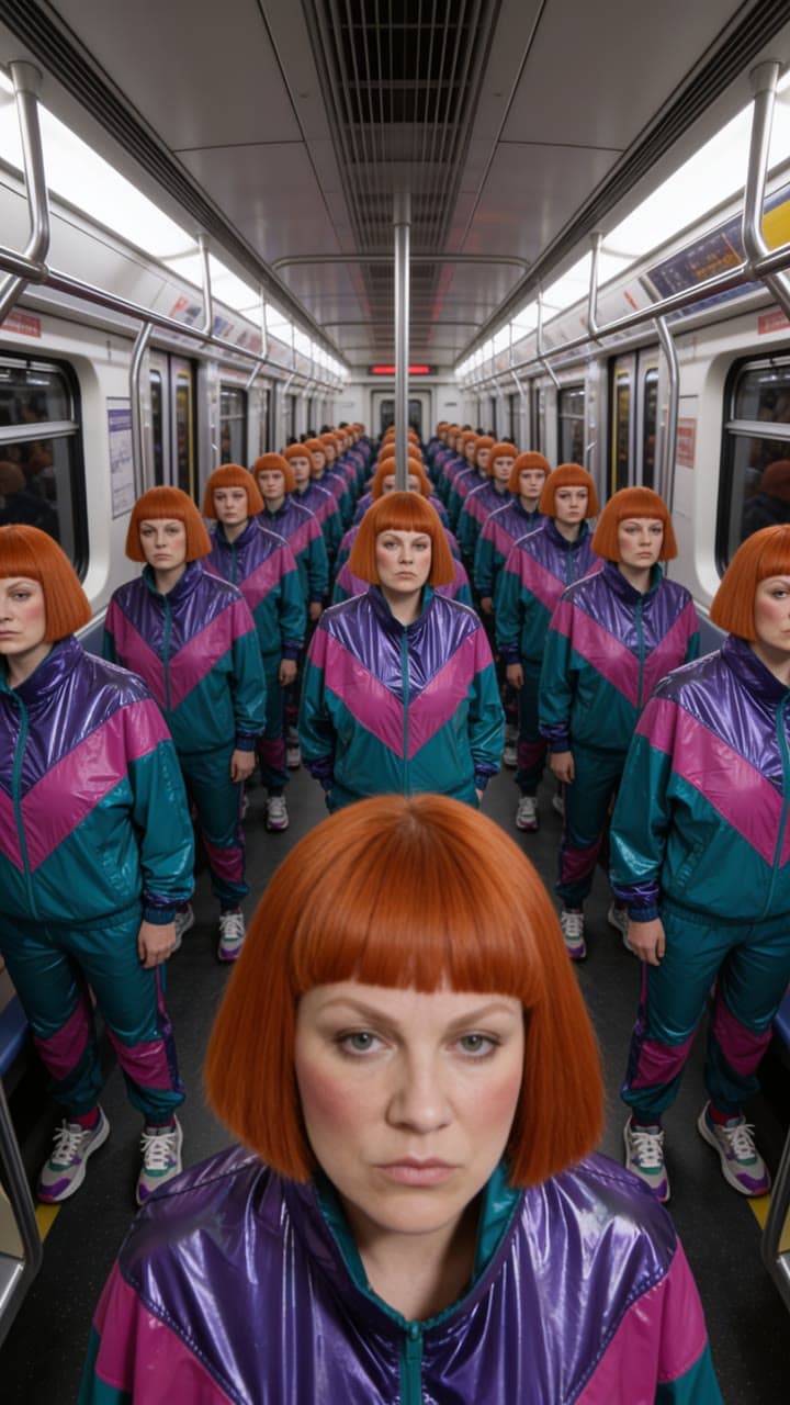 Subway of characters, a real run on Leap