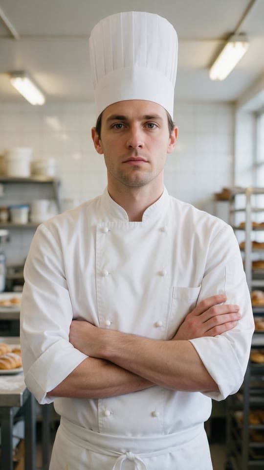 The photo the pastry chef was cake started from