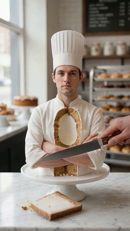 The pastry chef was cake, a real run on Leap