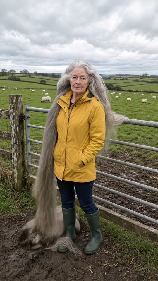 Silver hair at the farm gate, a real run on Leap