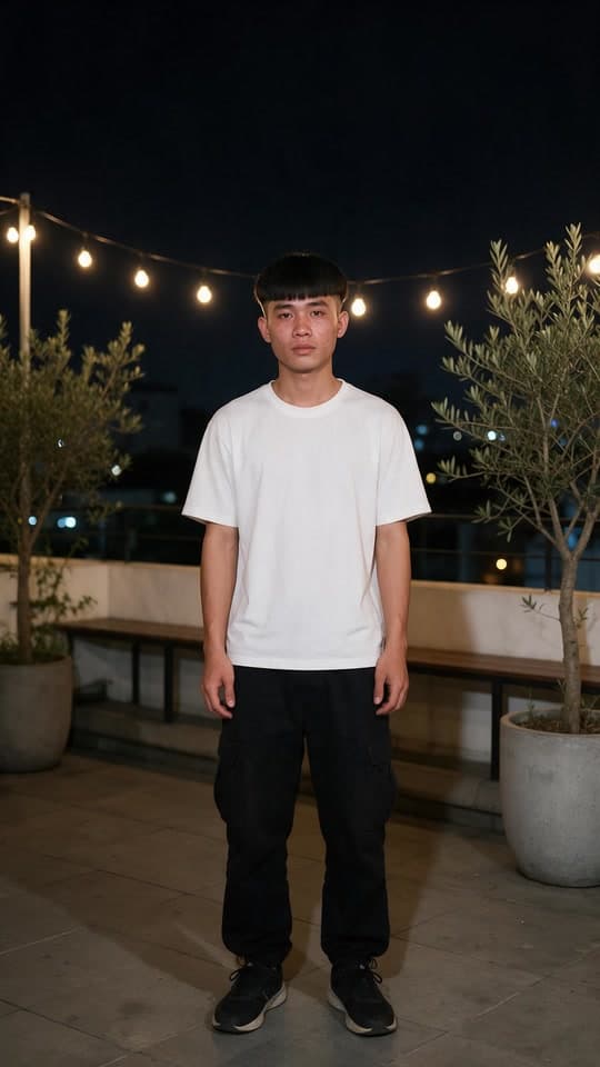 The photo his soul gives up on the rooftop started from