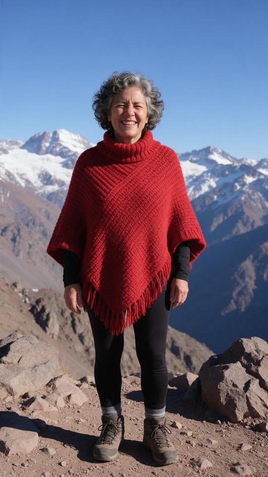 The photo shaken off her andes lookout started from