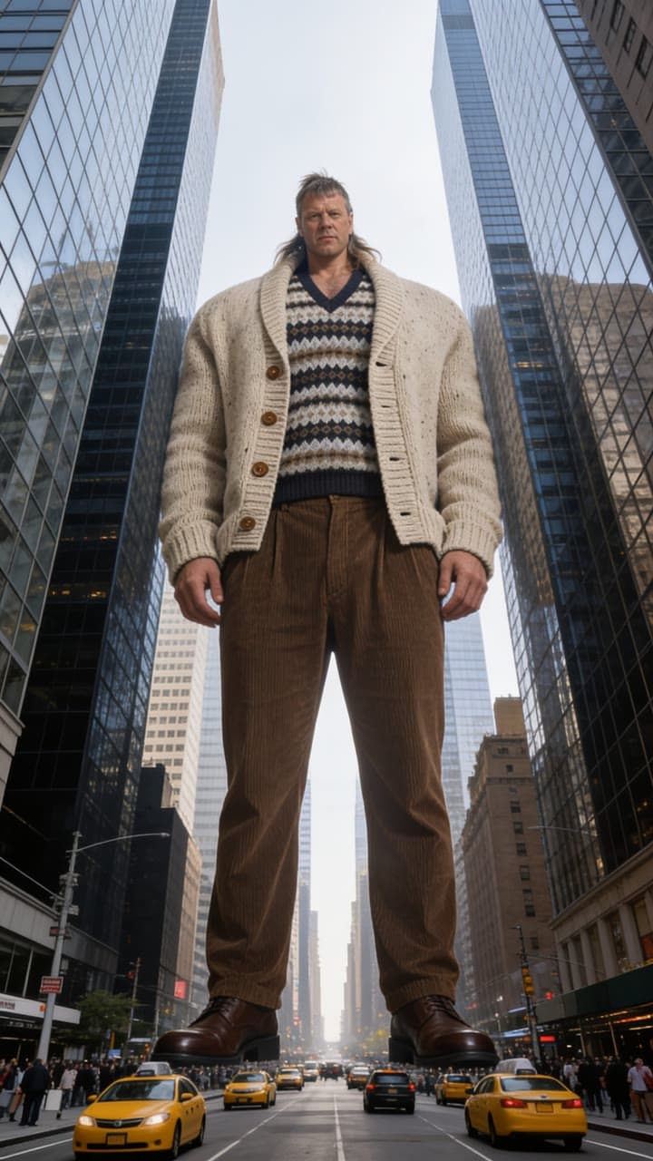 A Character Studio giant, a real run on Leap