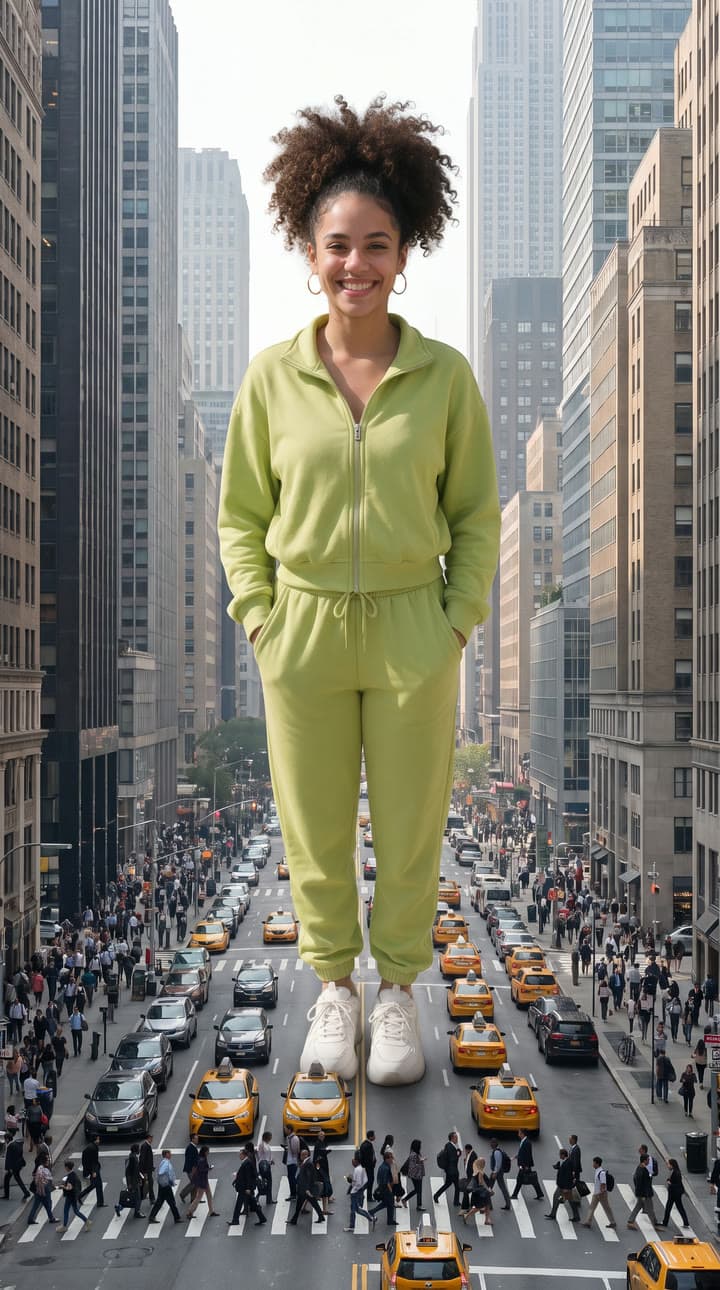 Fifty storeys tall in New York at rush hour, a real run on Leap