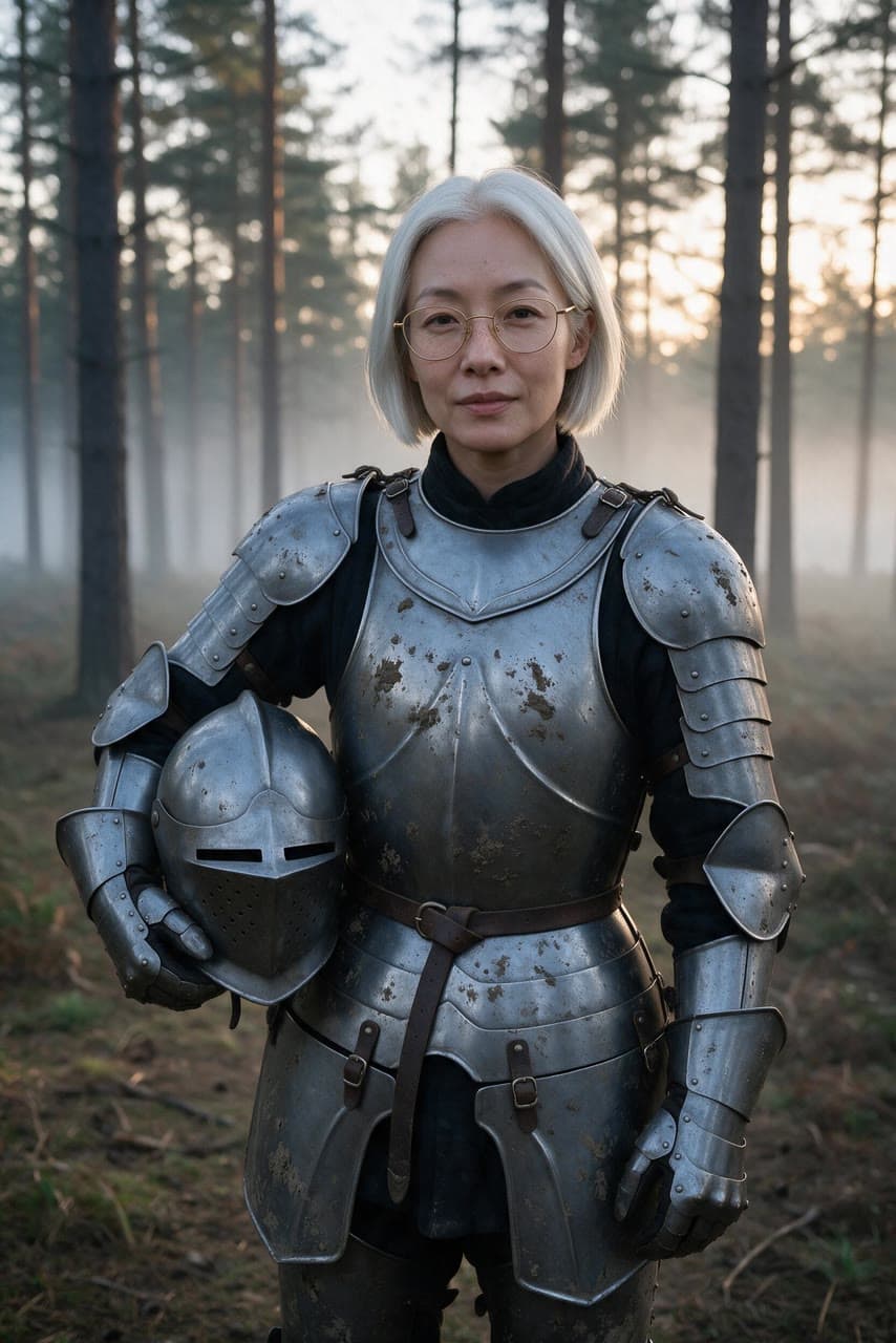 A silver bob in plate armour, a real run on Leap