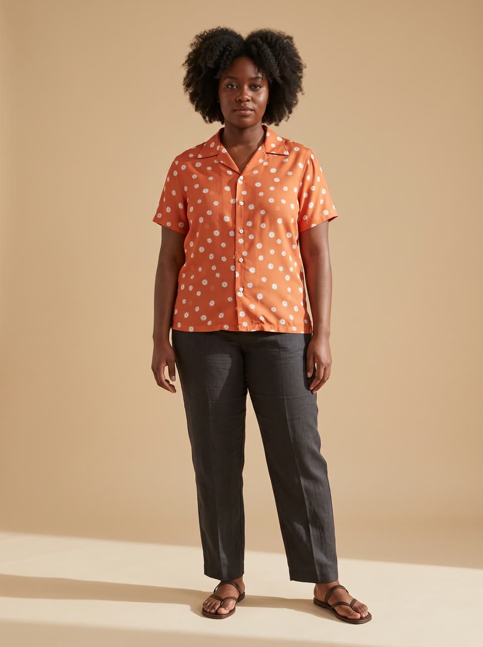 Daisy shirt, front, a real run on Leap