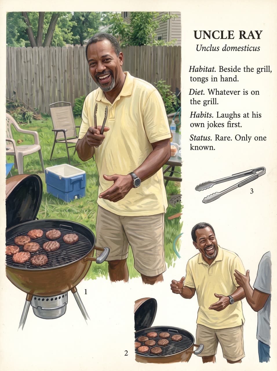 Uncle Ray, a naturalist's plate, a real run on Leap
