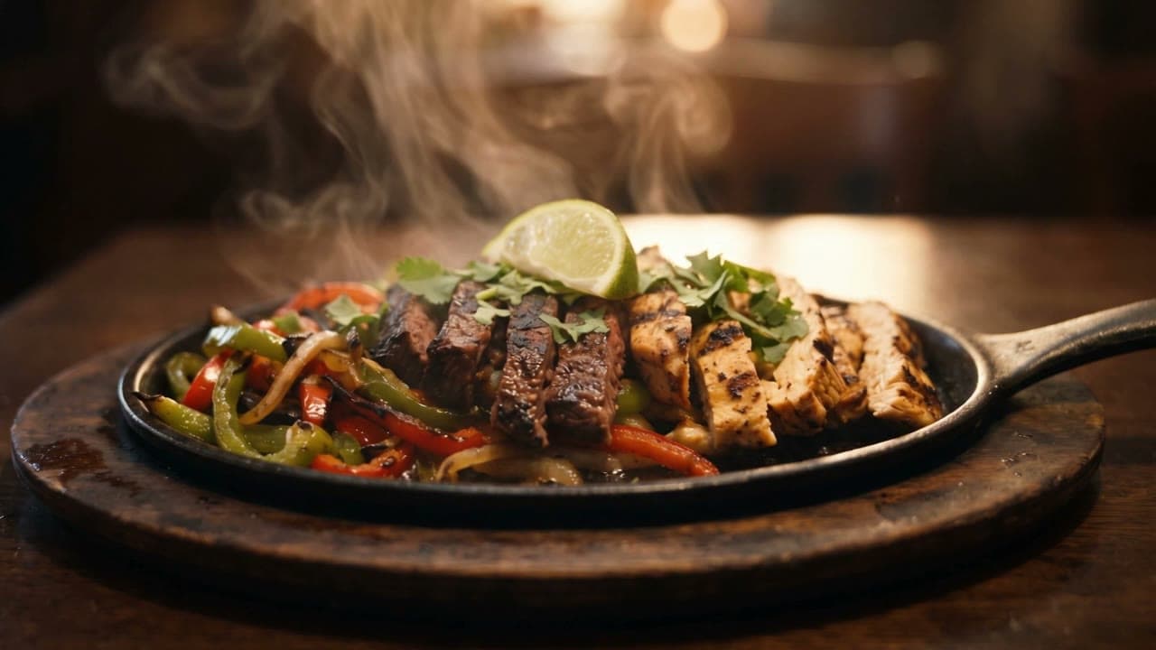 Fajitas, the sizzle, a real run on Leap
