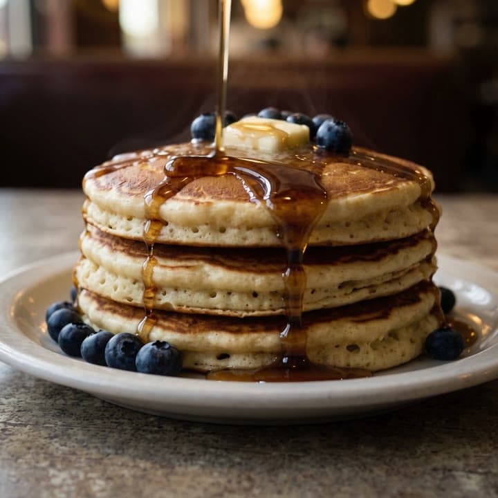 Pancakes, the drip, a real run on Leap
