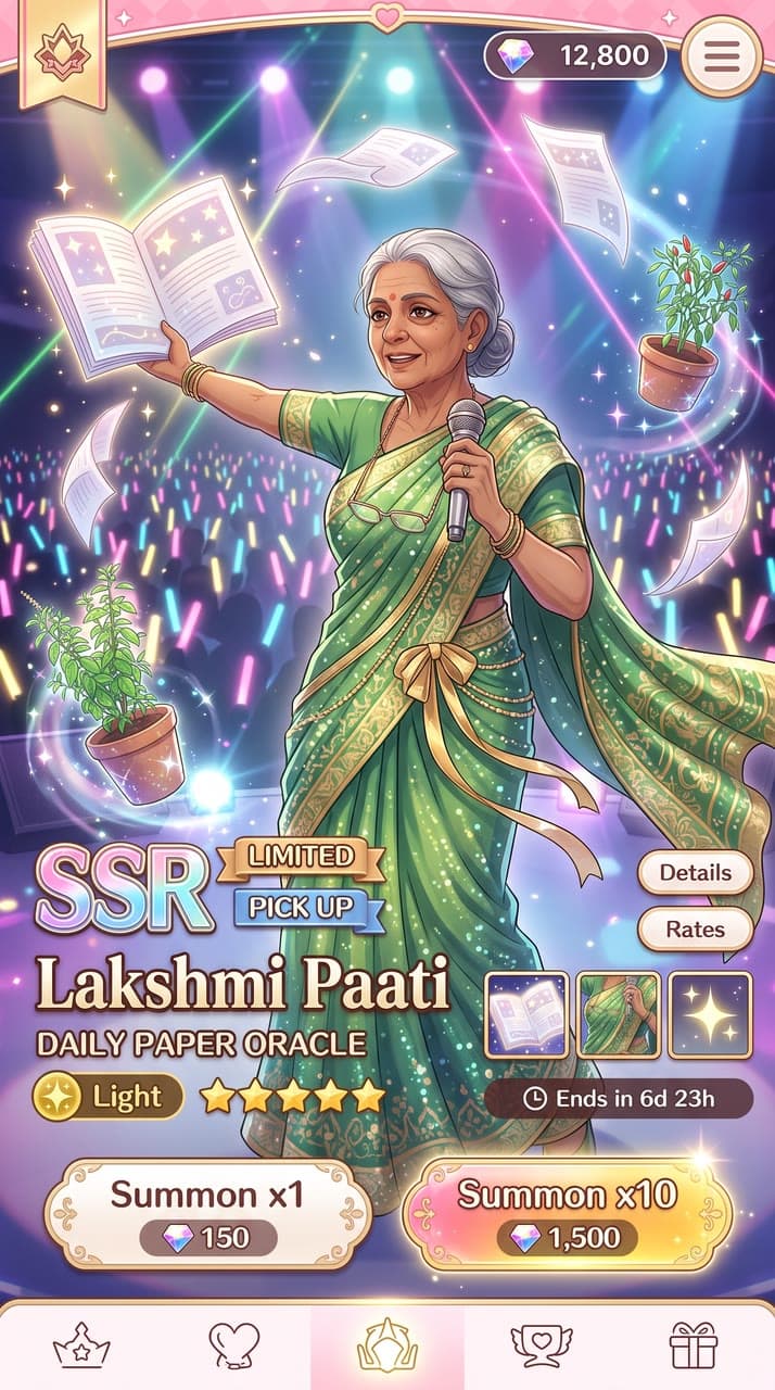 Lakshmi Paati, Daily Paper Oracle, a real run on Leap