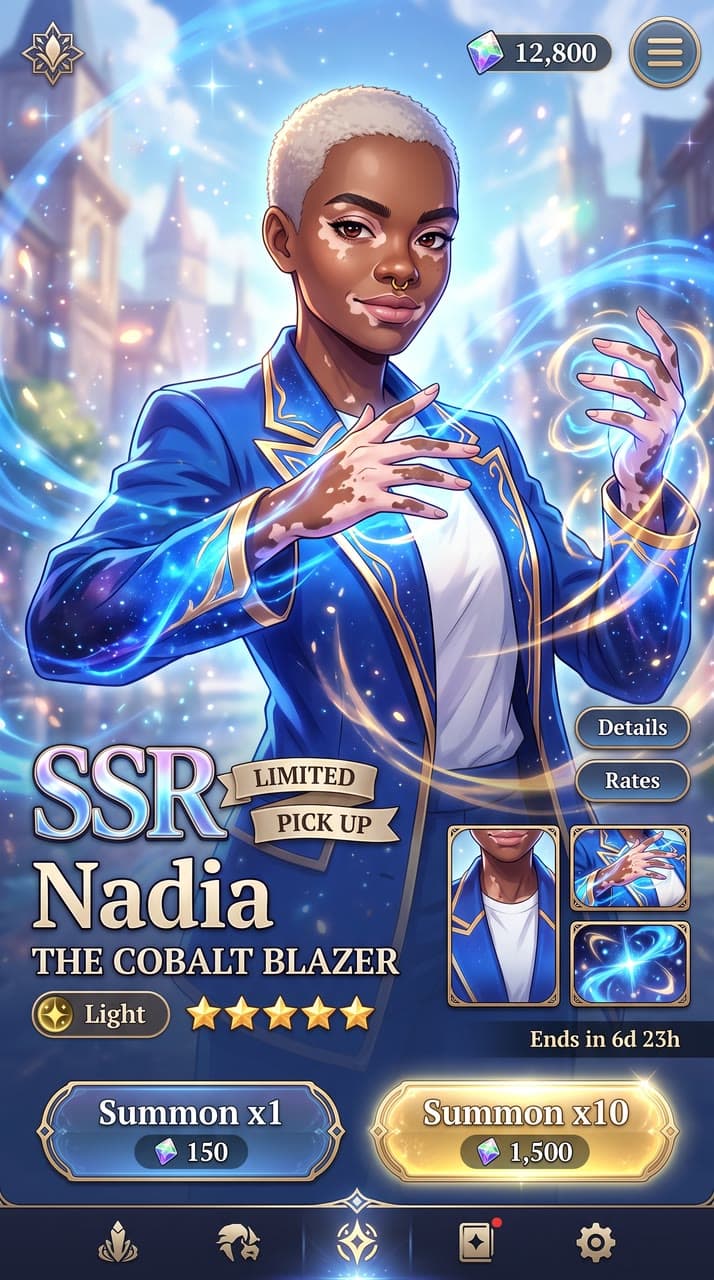 Nadia, The Cobalt Blazer, a real run on Leap