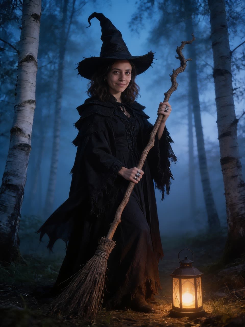 Witch in the birch woods, a real run on Leap
