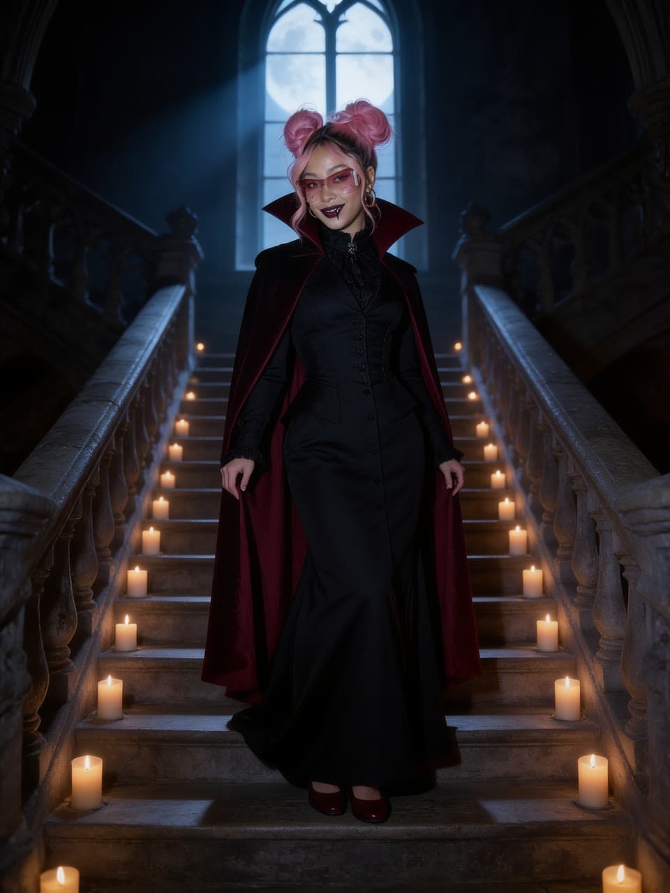 Vampire on the stair, a real run on Leap