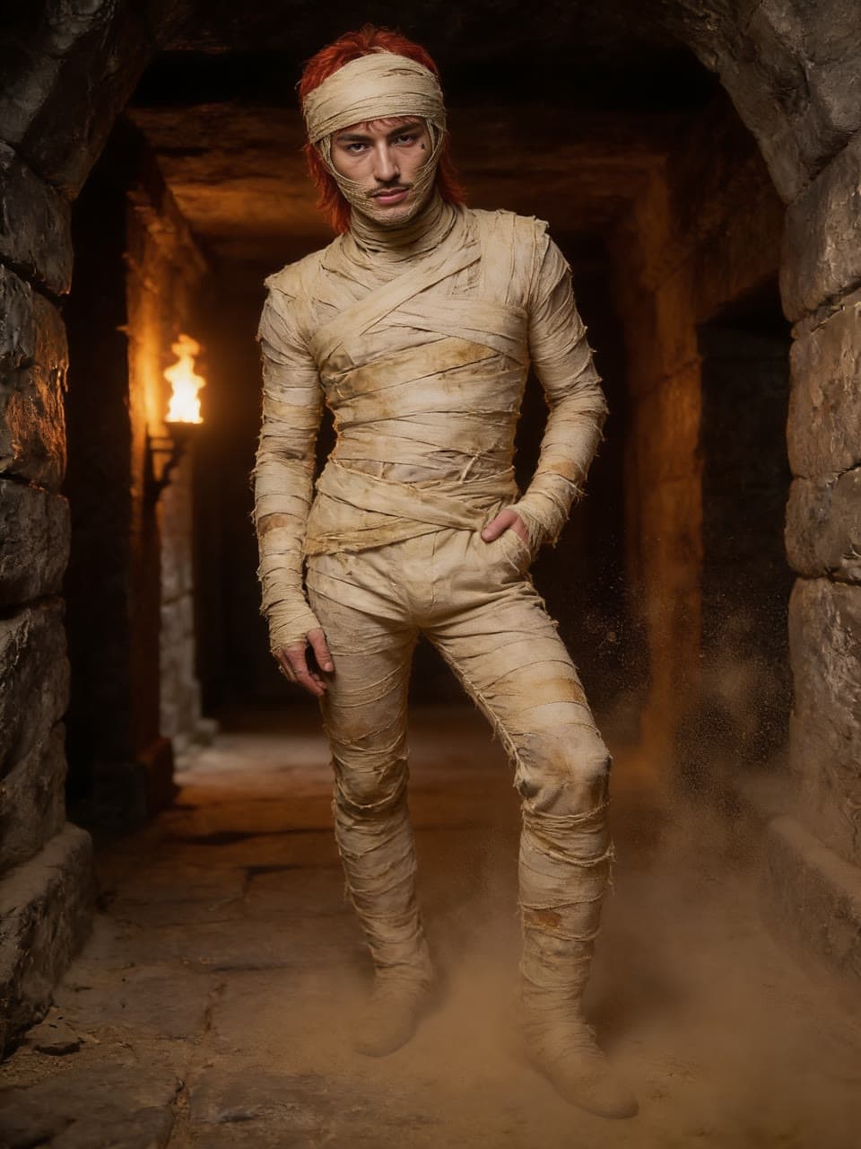 Mummy in the crypt, a real run on Leap