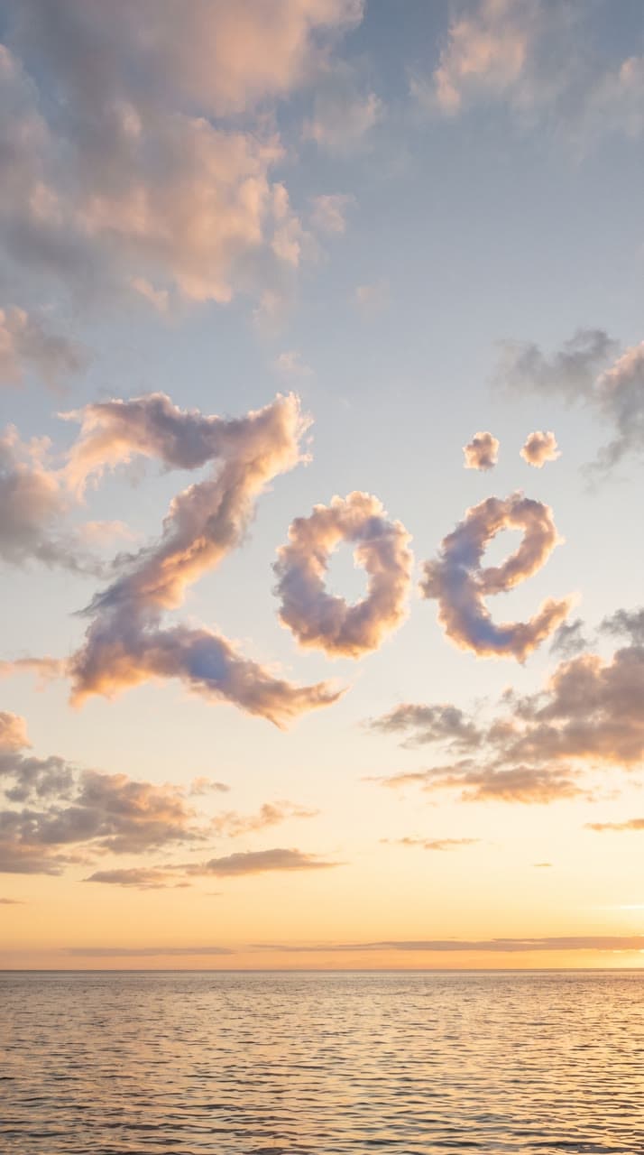 Zoë in clouds, a real run on Leap