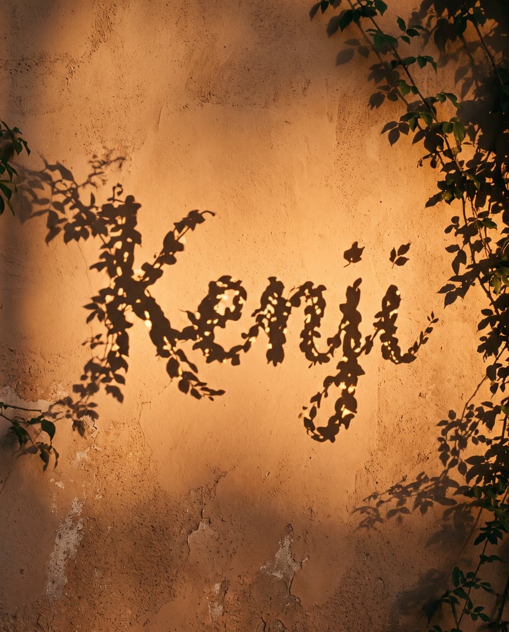 Kenji in a leaf shadow, a real run on Leap