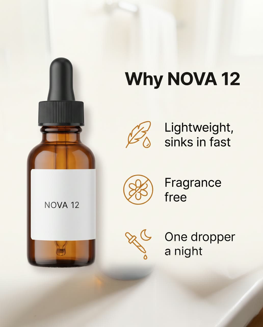 Why NOVA 12, in three lines, a real run on Leap