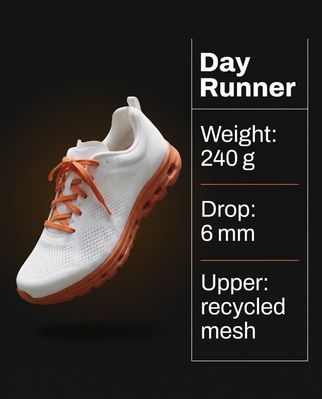 Day Runner spec sheet, a real run on Leap