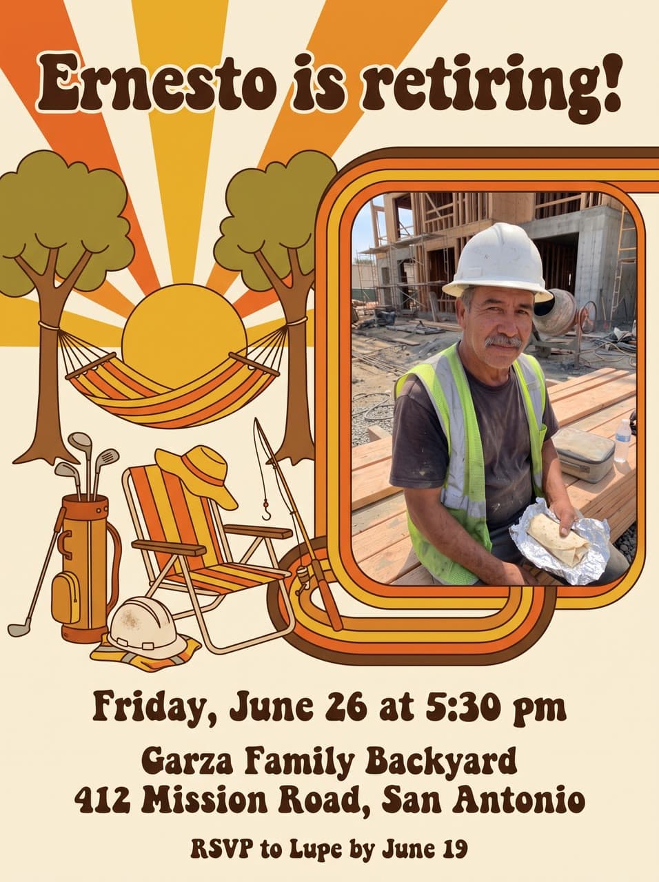 Ernesto is retiring!, retro 70s, a real run on Leap
