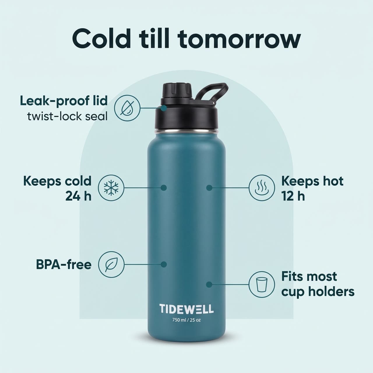 Cold till tomorrow: a steel bottle's callouts, a real run on Leap