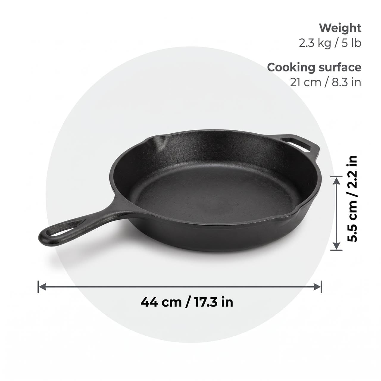 A cast-iron skillet's dimensions, a real run on Leap