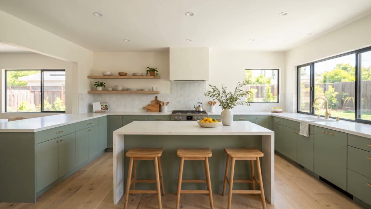 A ranch house, six rooms with calm music, a real run on Leap