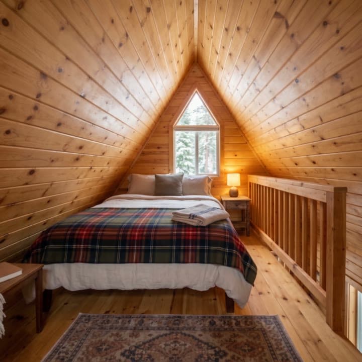 The A-frame, square and silent, a real run on Leap
